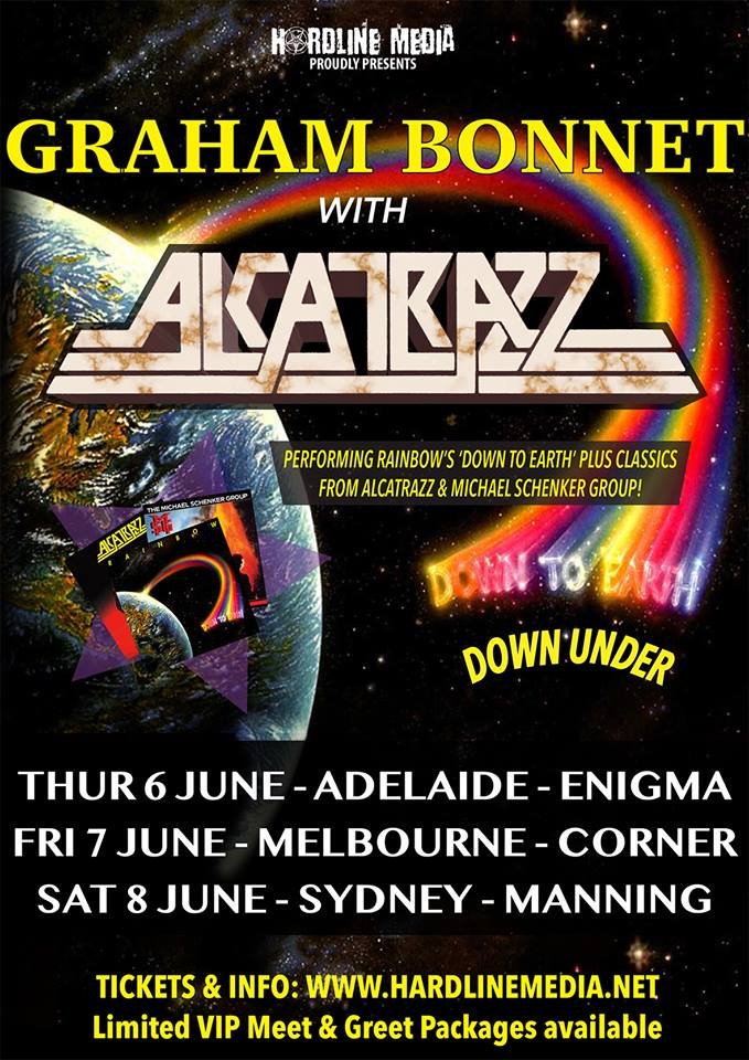 Graham Bonnet Band Australia tour 2019
