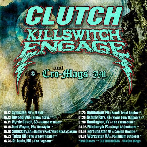 Clutch / Killswitch Engage US tour