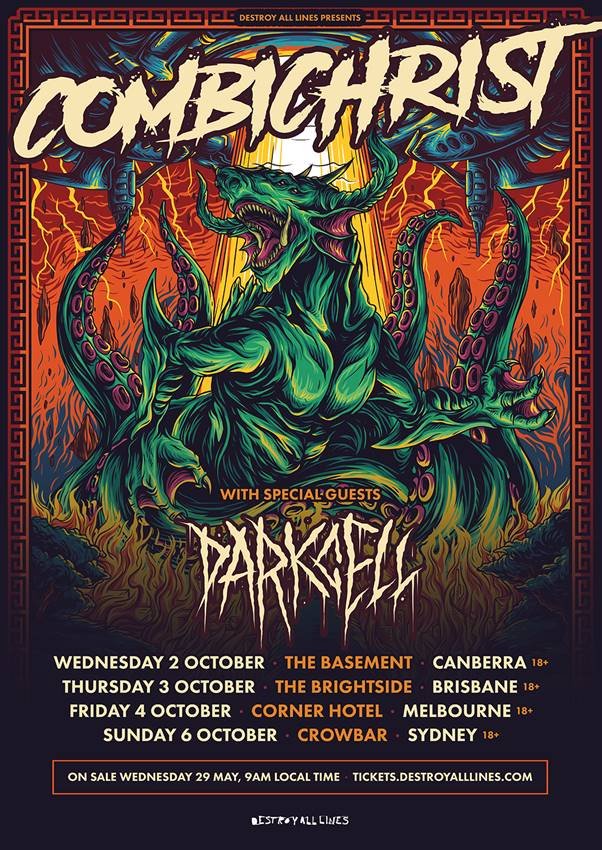 Combichrist Australia tour 2019
