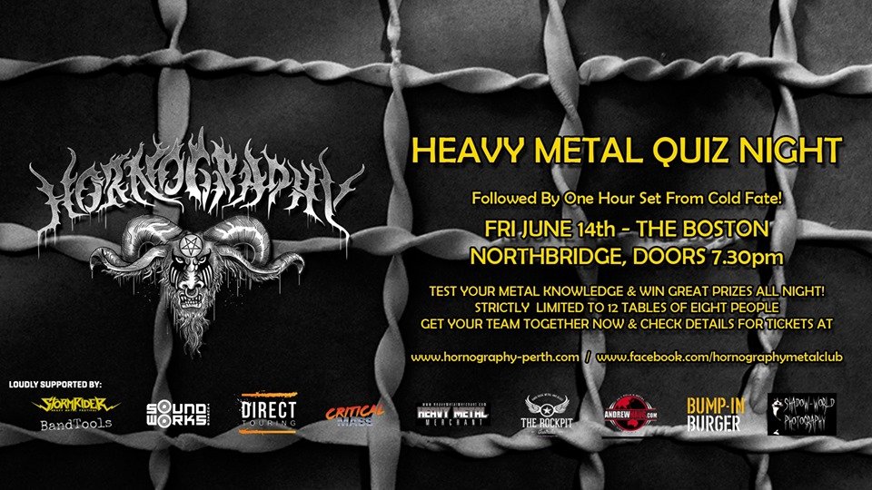 Hornography - Perth Monthly Metal Club June 2019