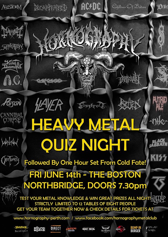 Hornography - Perth Monthly Metal Club June 2019