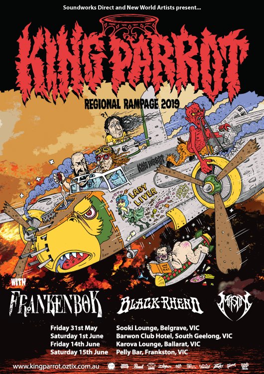 King Parrot Regional Rampage tour