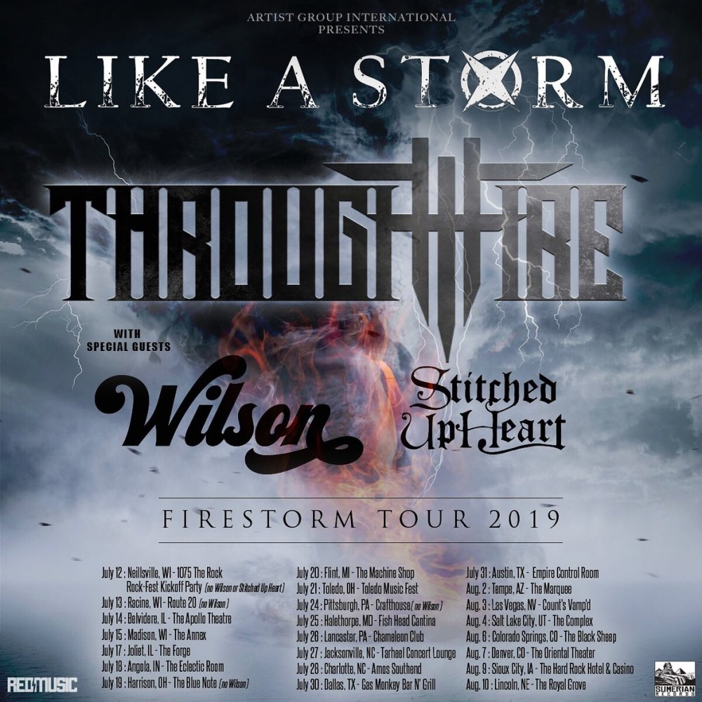 Like A Storm - Through Fire US tour 2019