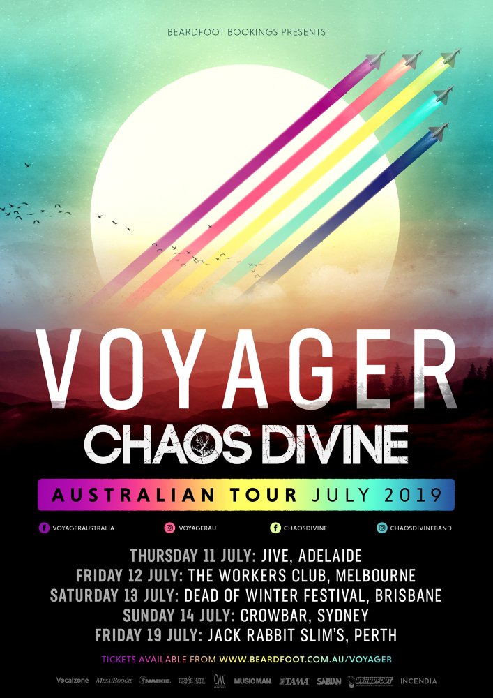 Voyager & Chaos Divine Australia tour 2019
