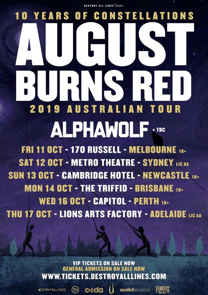 August Burns Red add Alpha Wolf to Australian Tour The Rockpit