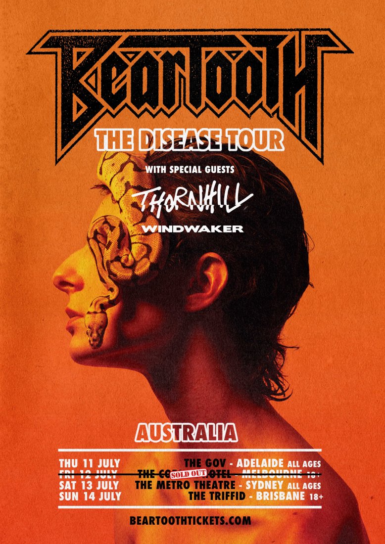 Beartooth announce supports for Australian tour & reveal "Afterall
