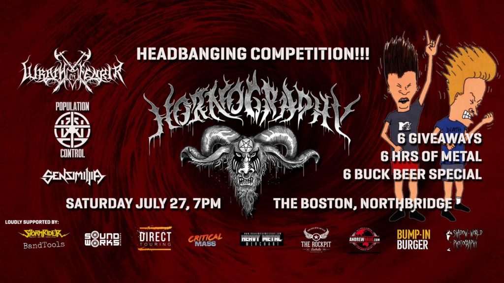 Hornography - Perth Monthly Metal Club July 2019