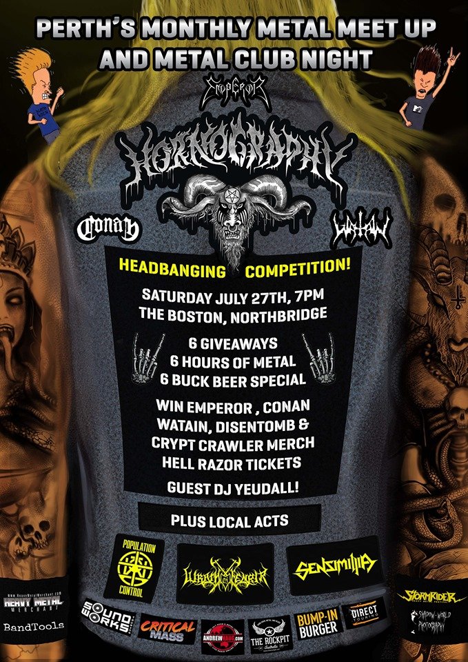 Hornography - Perth Monthly Metal Club July 2019