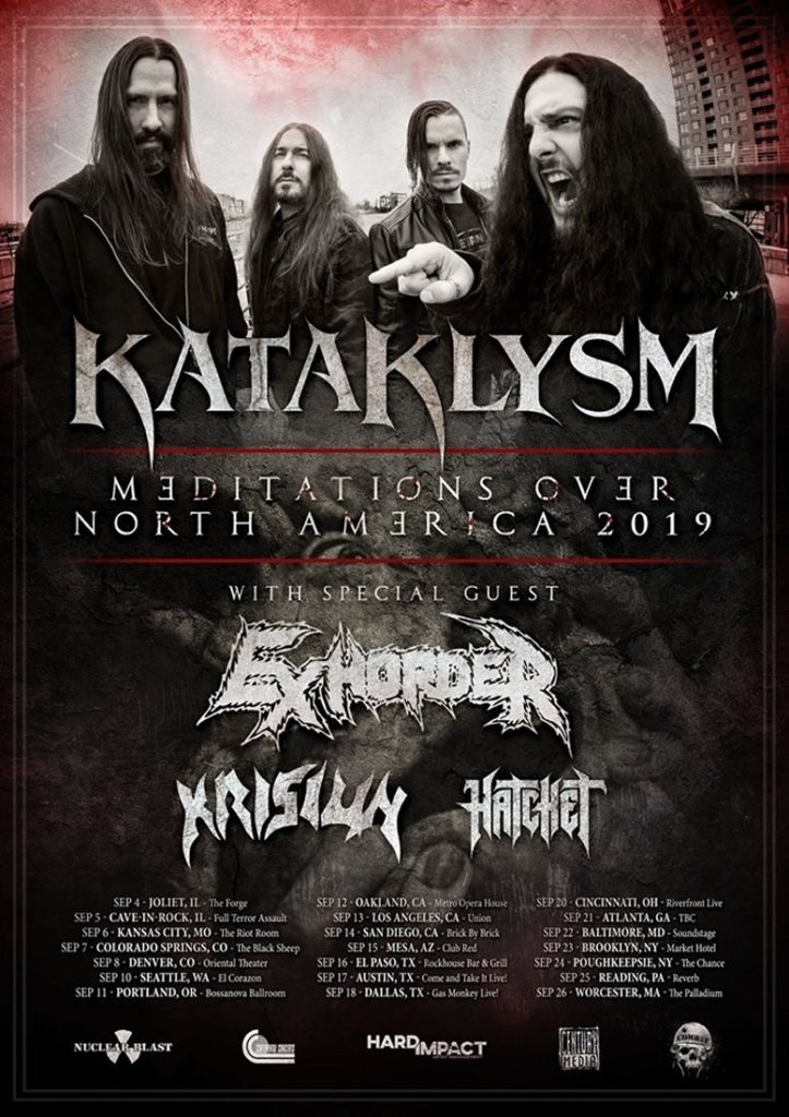 Kataklysm North America tour 2019