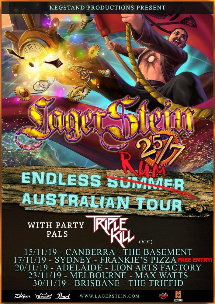 Lagerstein Australia tour 2019