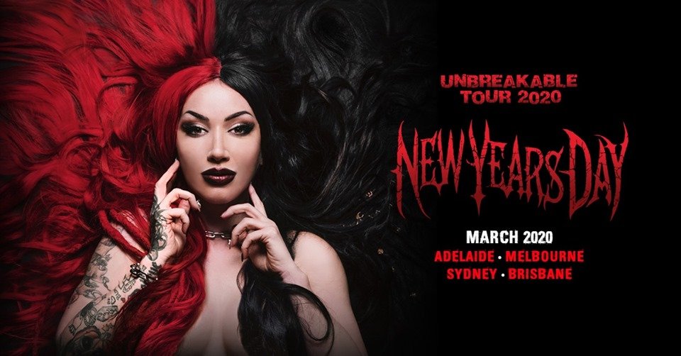 New Year's Day Australia tour 2020