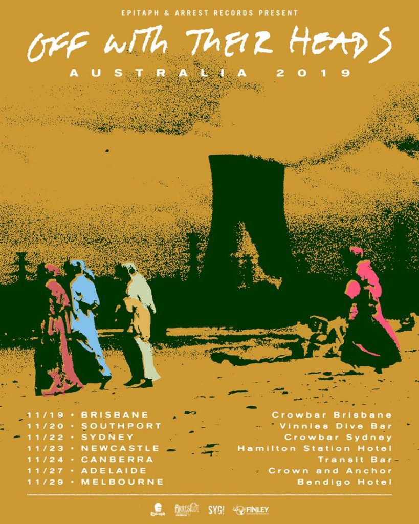 Off With Their Heads Australia tour 2019