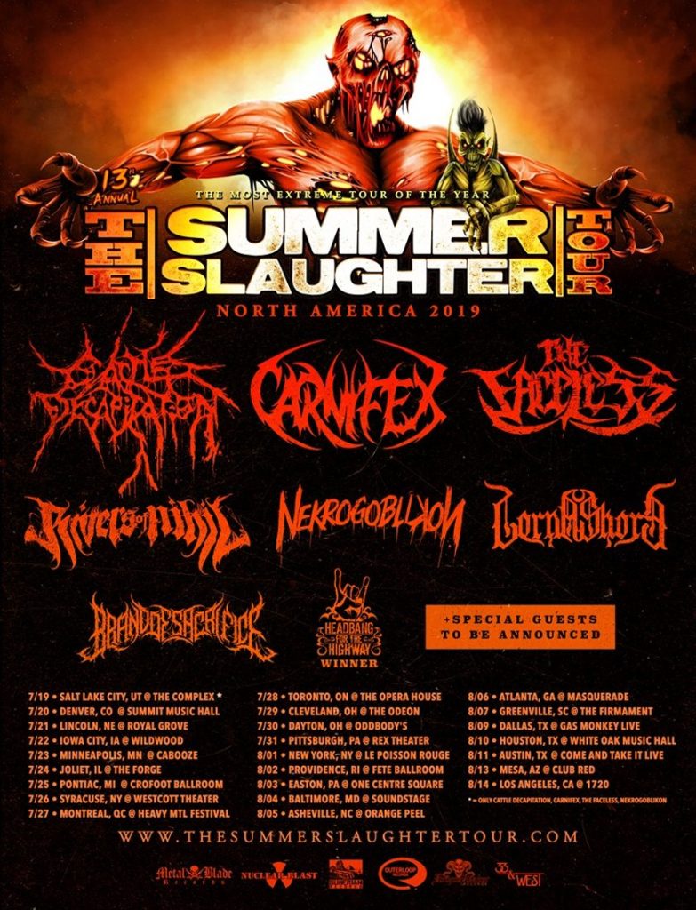 The Summer Slaughter tour 2019