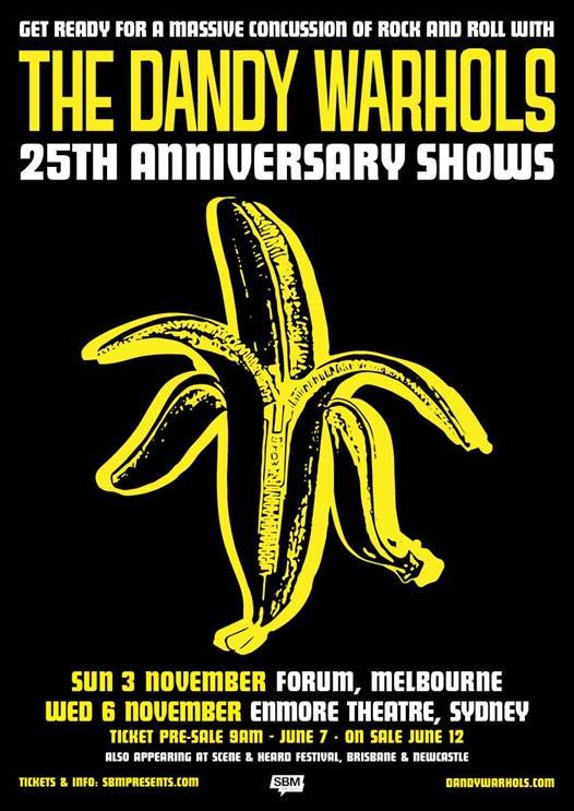The Dandy Warhols Australia tour 2019