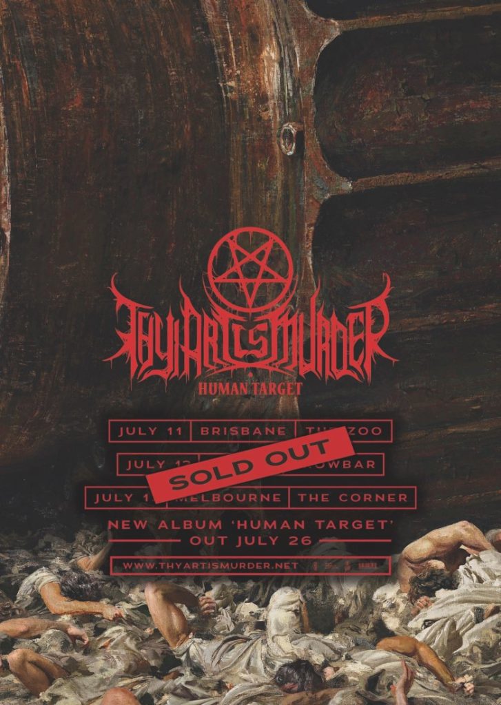 Thy Art Is Murder tour 2019