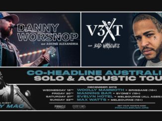 Danny Worsnop & Tommy Vext Australia tour 2019