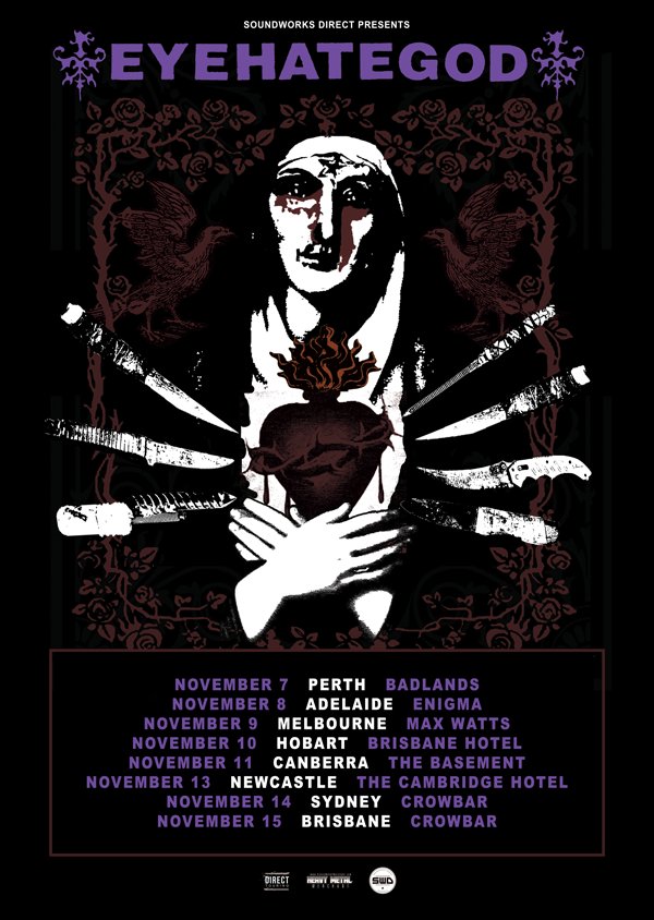 Eyehategod Australia tour 2019