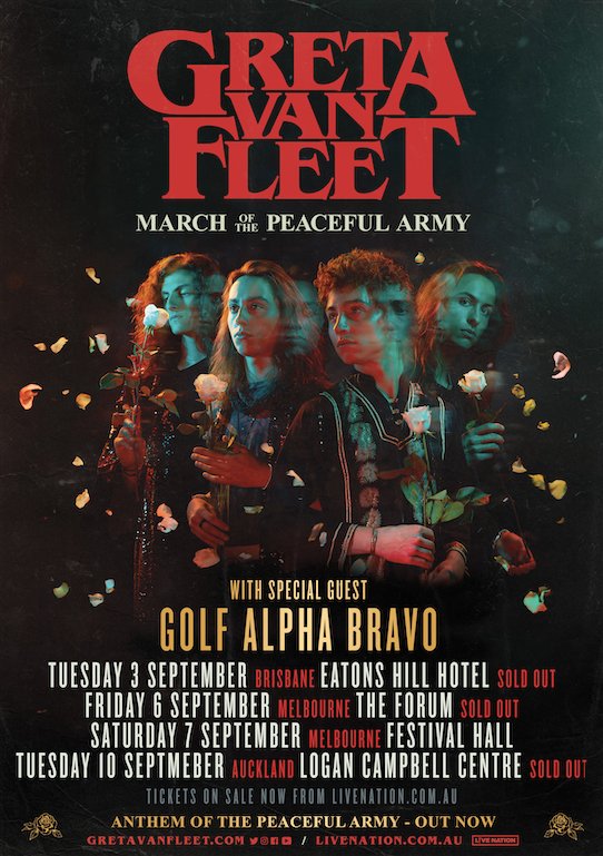 Greta Van Fleet Australia tour 2019