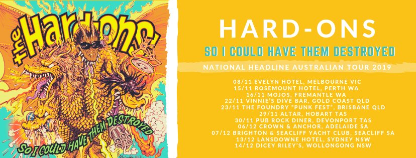 hard ons tour dates