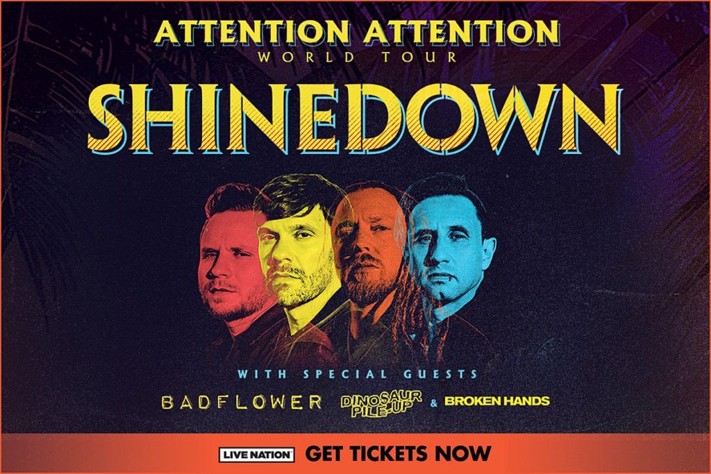 Shinedown North American tour 2019