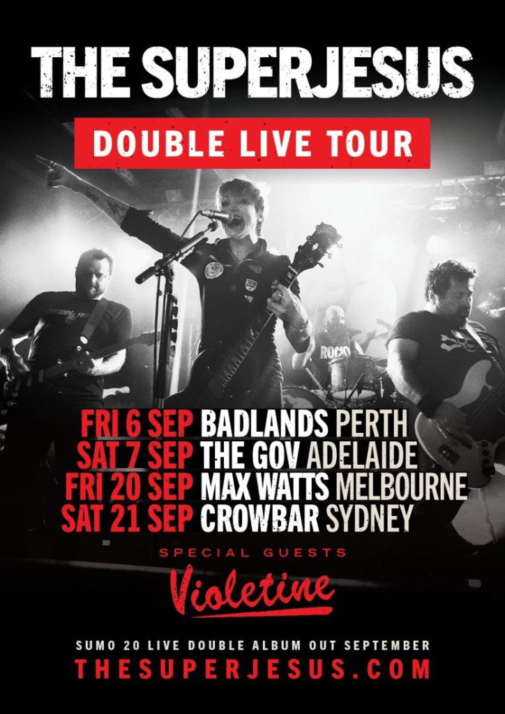 The Superjesus Australia tour 2019