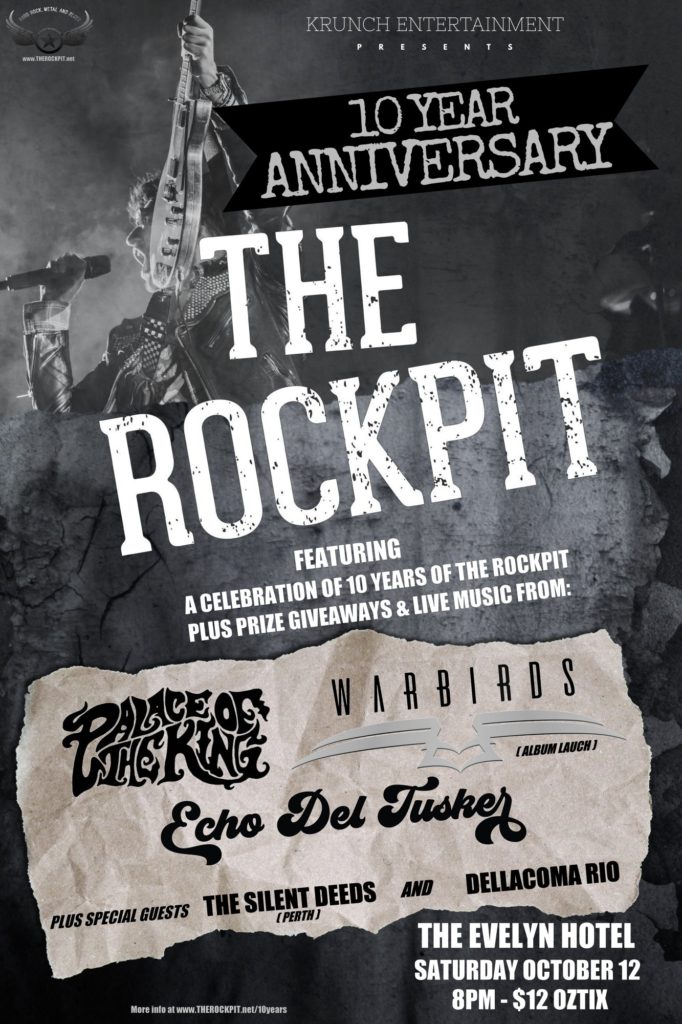 The Rockpit 10th Anniversary Show Melbourne