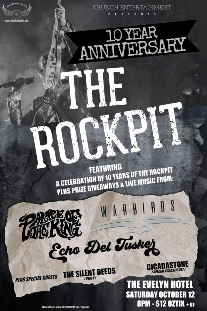 Rockpit 10th Birthday Show Melbourne