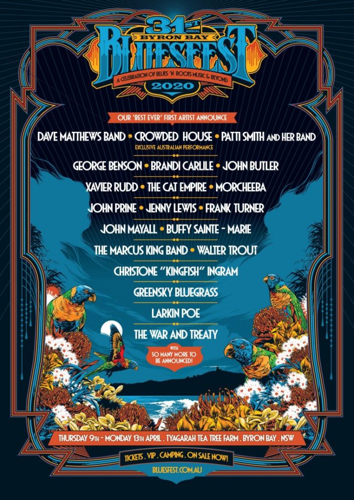 Bluesfest 2020 announces Dave Mathews Band, Crowded House and - The Rockpit