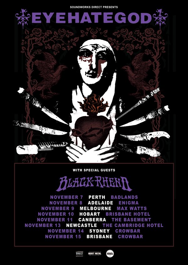 Eyehategod Australia tour 2019