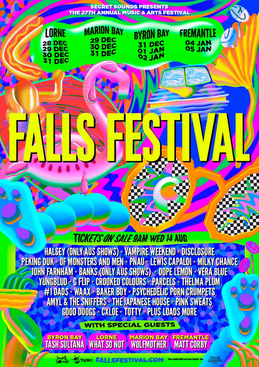 Falls Festival announces 2020 lineup The Rockpit