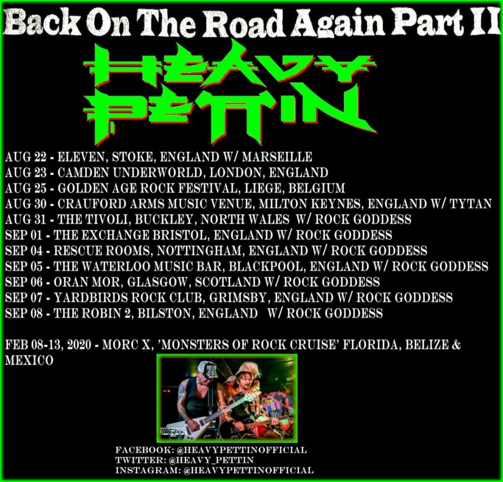 Heavy Pettin' UK tour