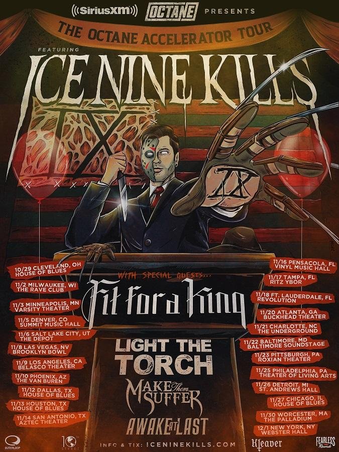 Ice Nine Kills US tour 2019