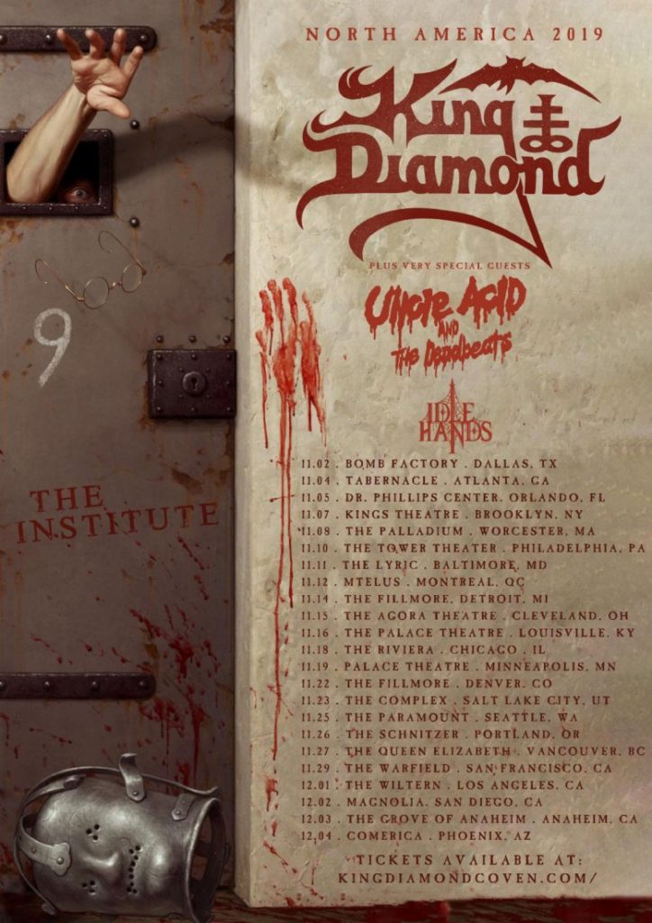King Diamond North American tour 2019