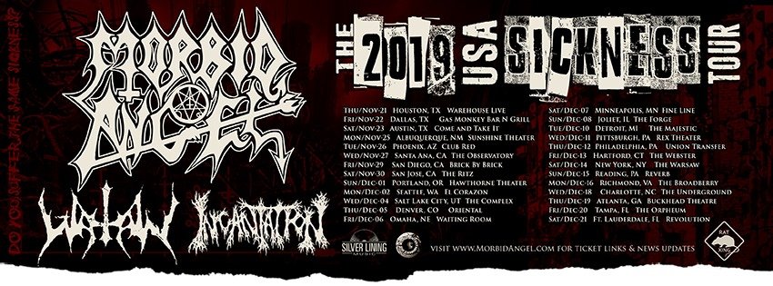 Morbid Angel w/ Watain & Incantation US tour