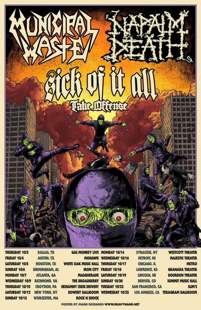 Municipal Waste US tour