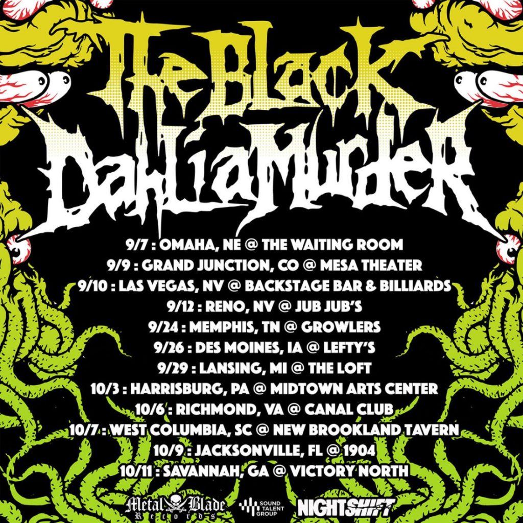 The Black Dahlia Murder tour