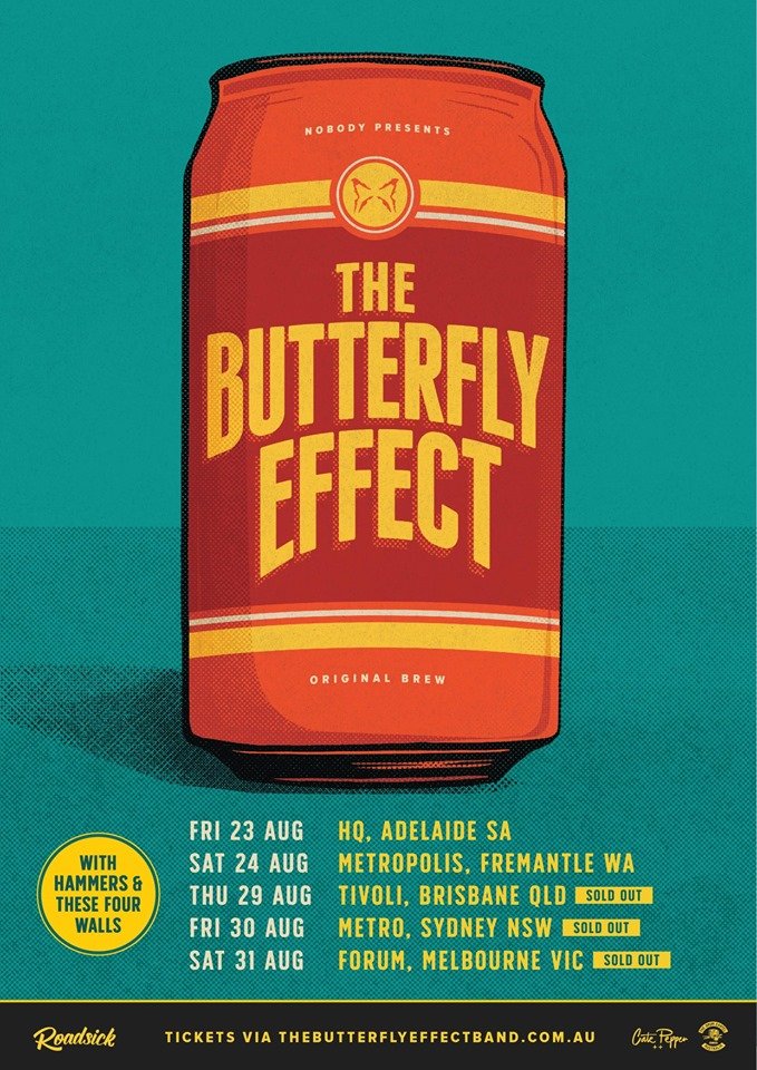 The Butterfly Effect Australia tour 2019