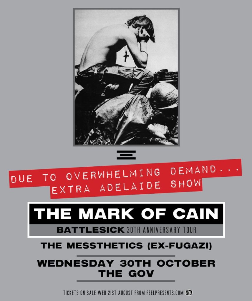 The Mark Of Cain Adelaide