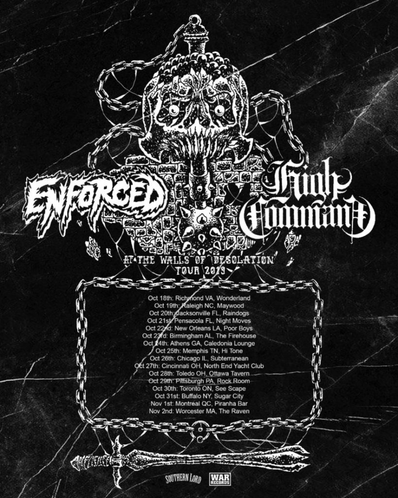 Enforced North American tour