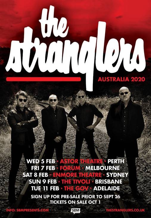 The Stranglers Australia tour 2020