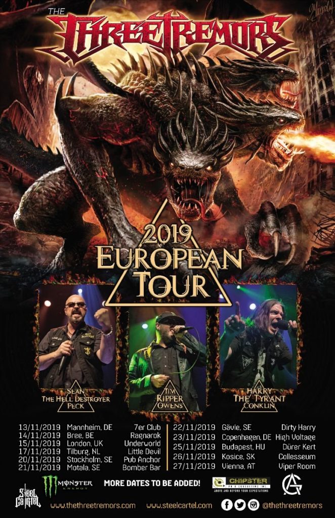 The Three Tremors Europe tour