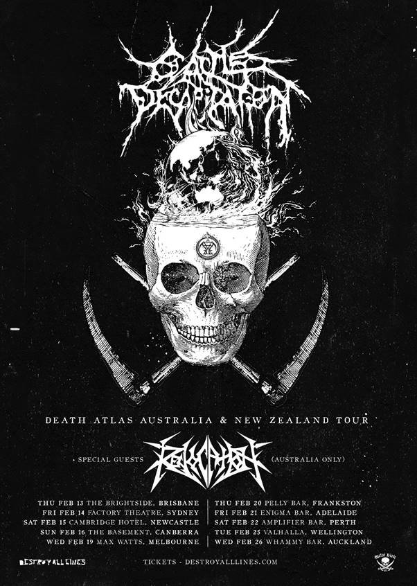 Cattle Decapitation - Revocation Australia tour 2020