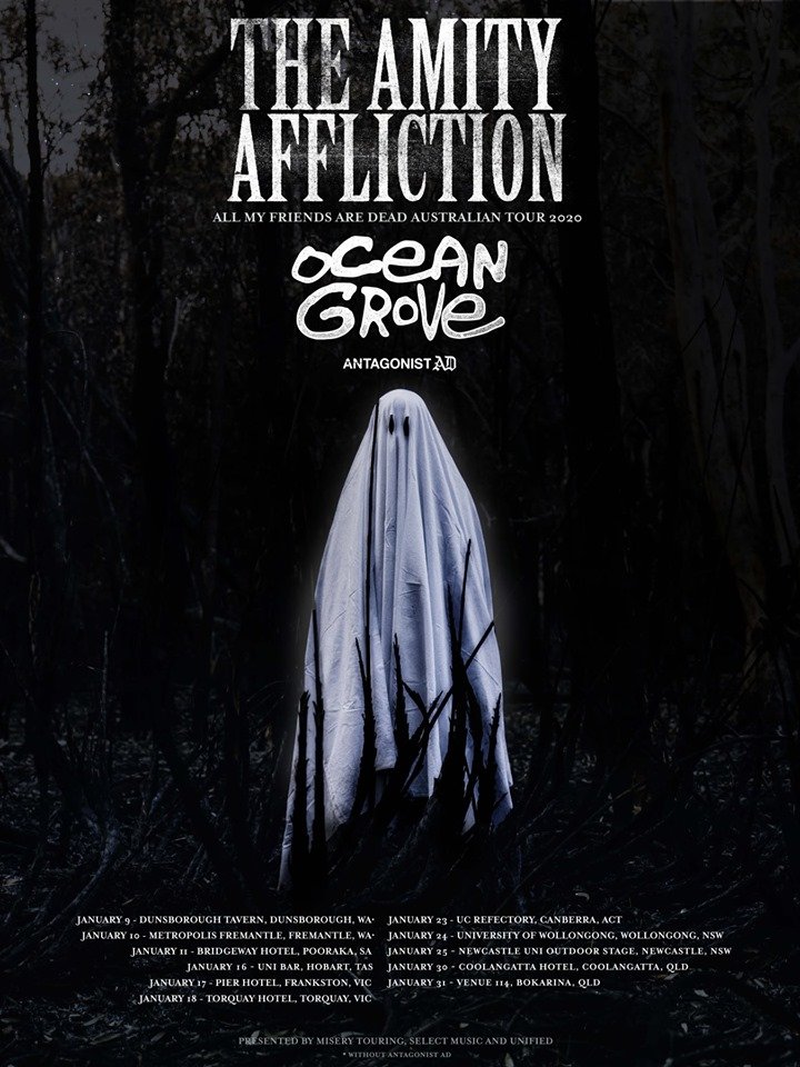The Amity Affliction announce regional Australia tour dates The Rockpit