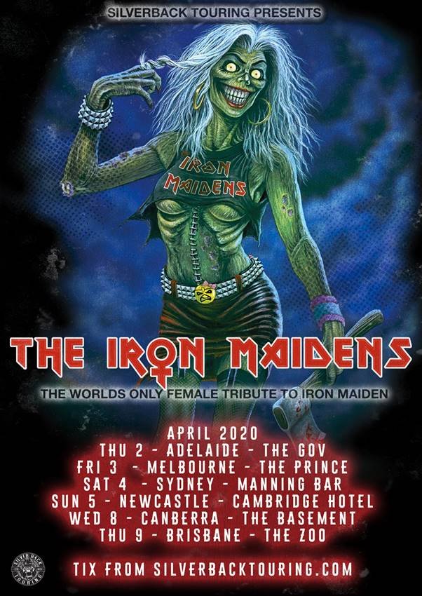 The Iron Maidens Australia tour 2020