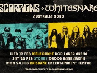 Whitesnake Scorpions Australia tour 2020