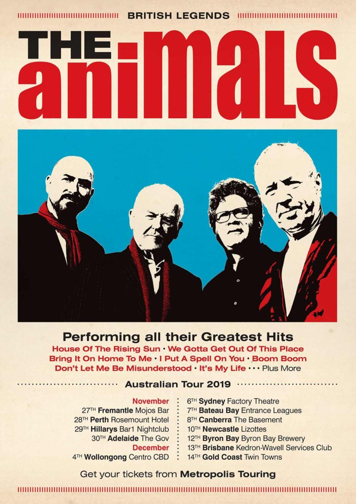 The Animals Australia tour 2019