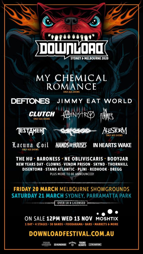 Dowqnload Festival Australia 2020