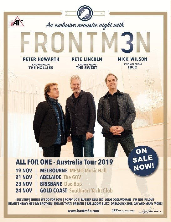Frontm3n Australia tour 2019