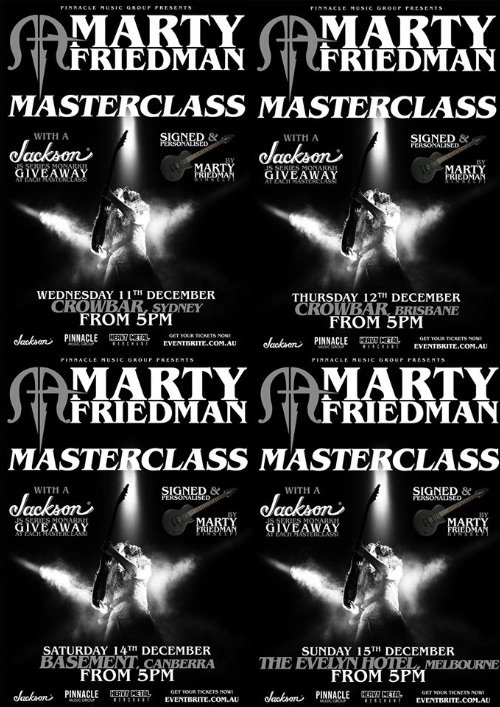 Marty Friedman Masterclasses