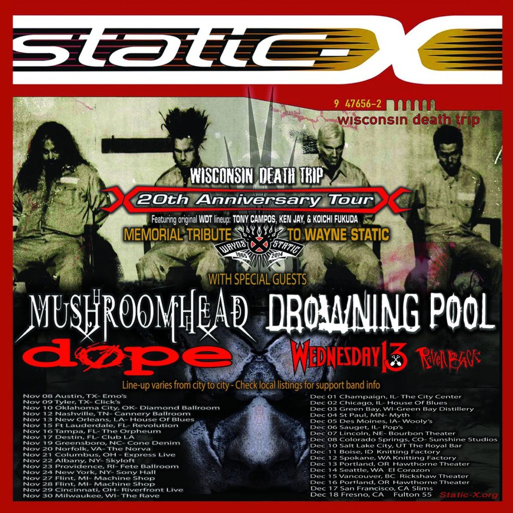 Static-X US tour 